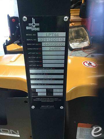 2020 Big Joe LPT44 Electric Forklift - 123Forklift