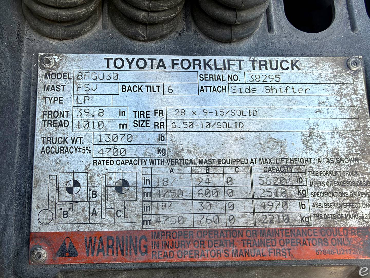 2013 Toyota 8FGU30