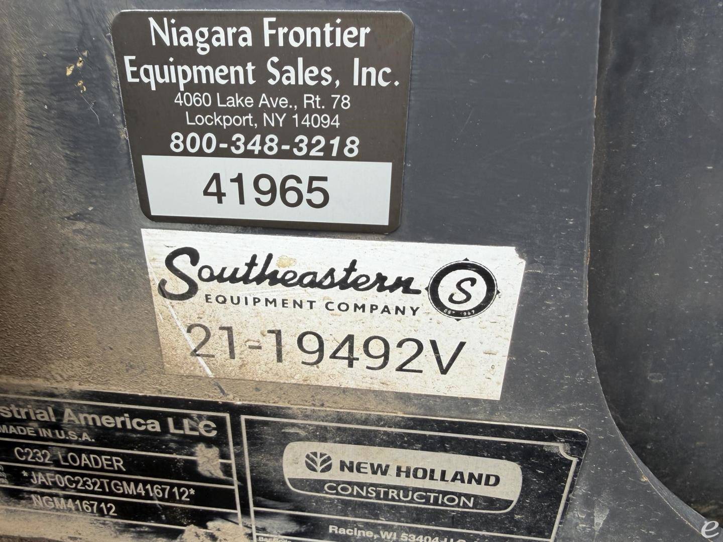 2016 New Holland C232