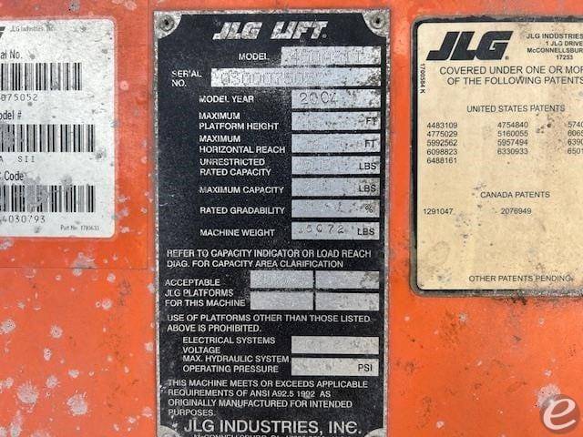 2004 JLG 450A II LP Gas Boom Lift - 123Forklift