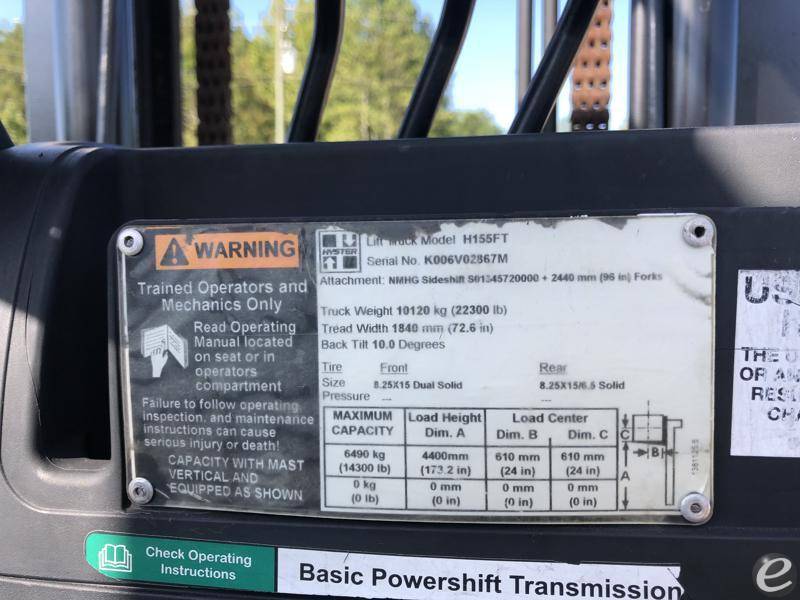 2014 Hyster H155FT