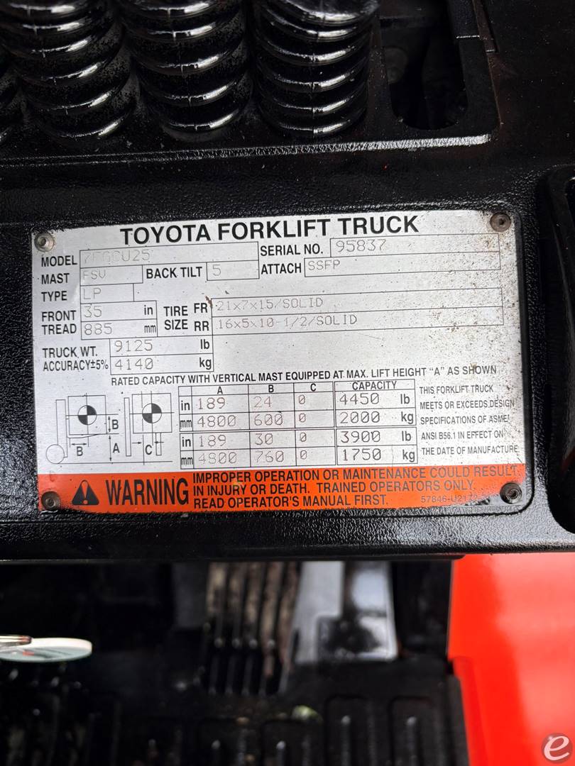 2005 Toyota 7FGCU25