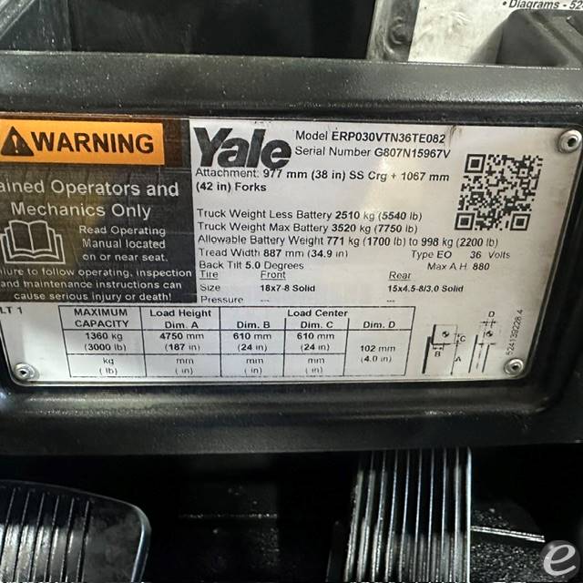 2021 Yale ERP030VT