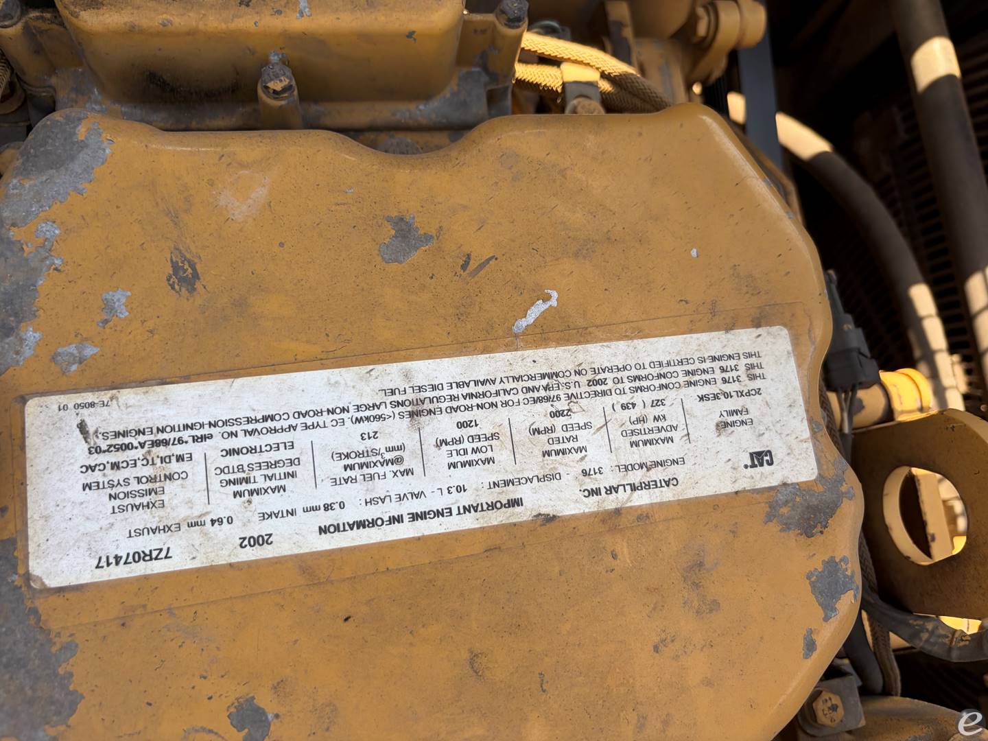2002 Cat 345bl