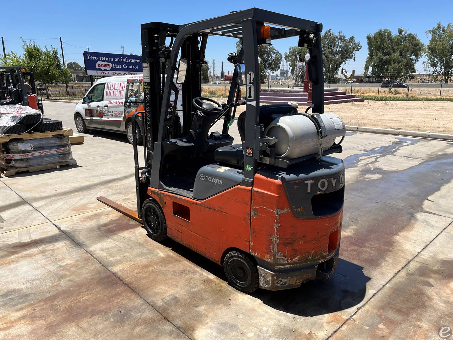 2018 Toyota 8FGCU18 LP Gas Forklift...