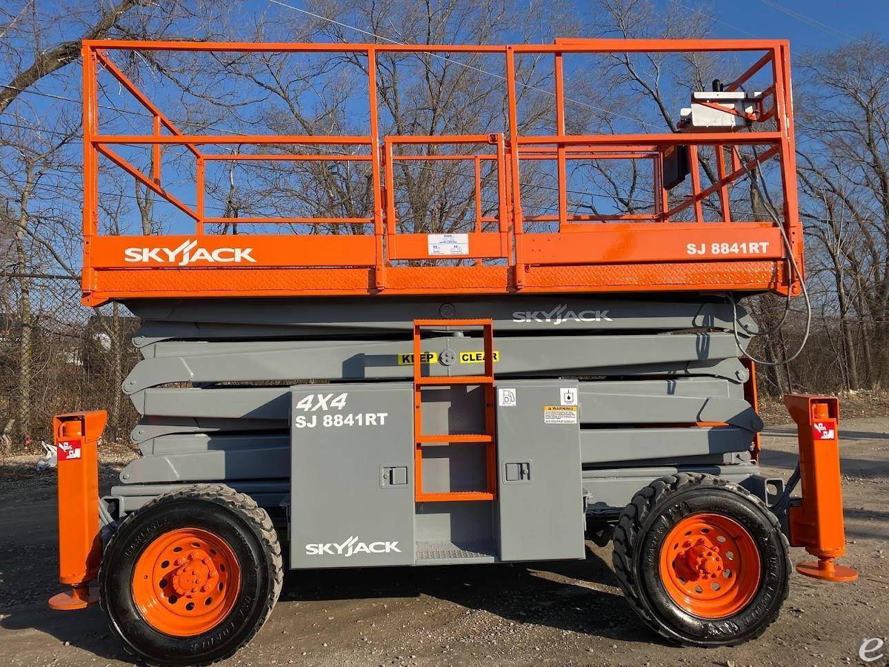 2015 Skyjack SJ8841RT Diesel Scissor Lift - 123Forklift