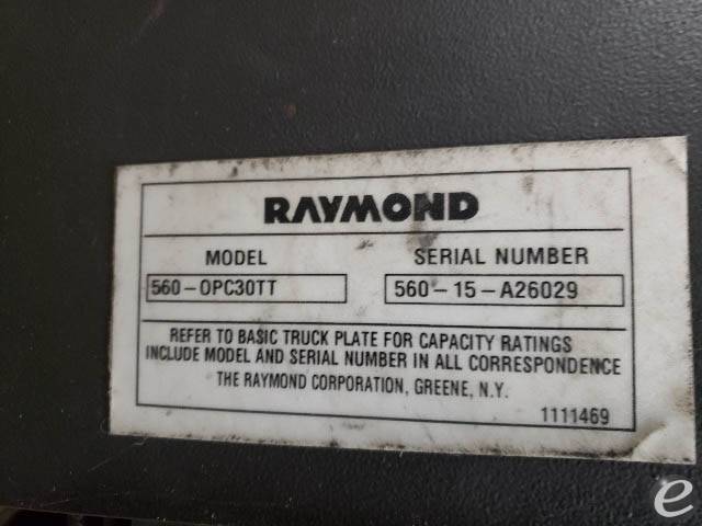 2015 Raymond 560-OPC30TT