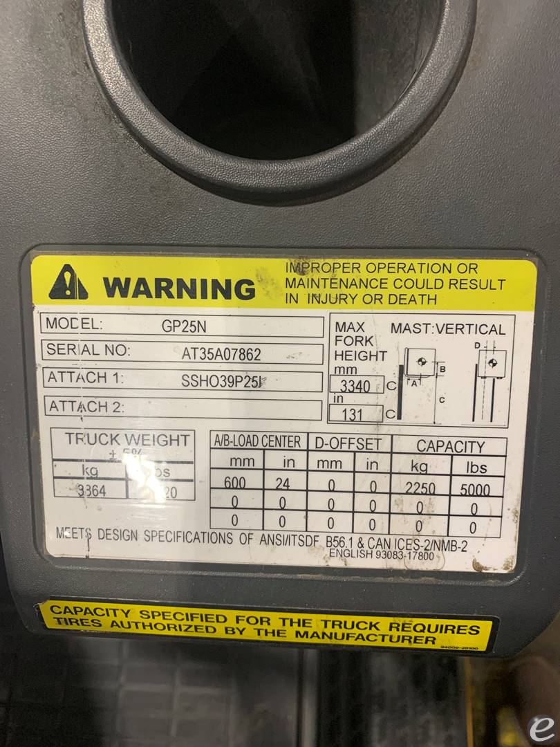 2019 Cat                                       GP25N LP Gas Forklift - 123Forklift