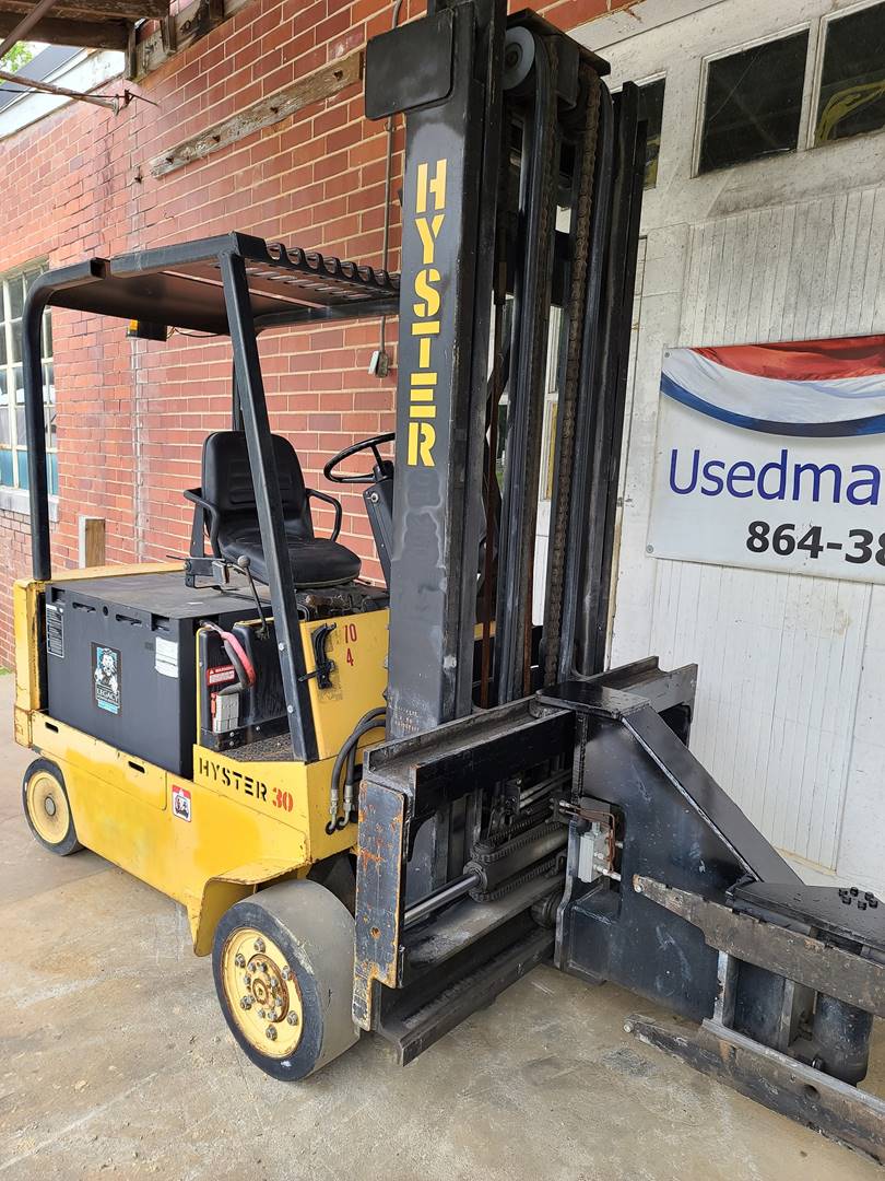 1990 Electric Hyster N30AH Electric Man Down Swing Reach Turret