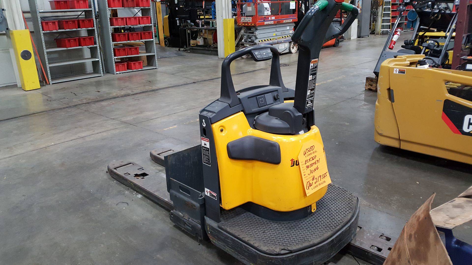 2011 Electric Jungheinrich ECR327 Electric Walkie/Rider Pallet Jack