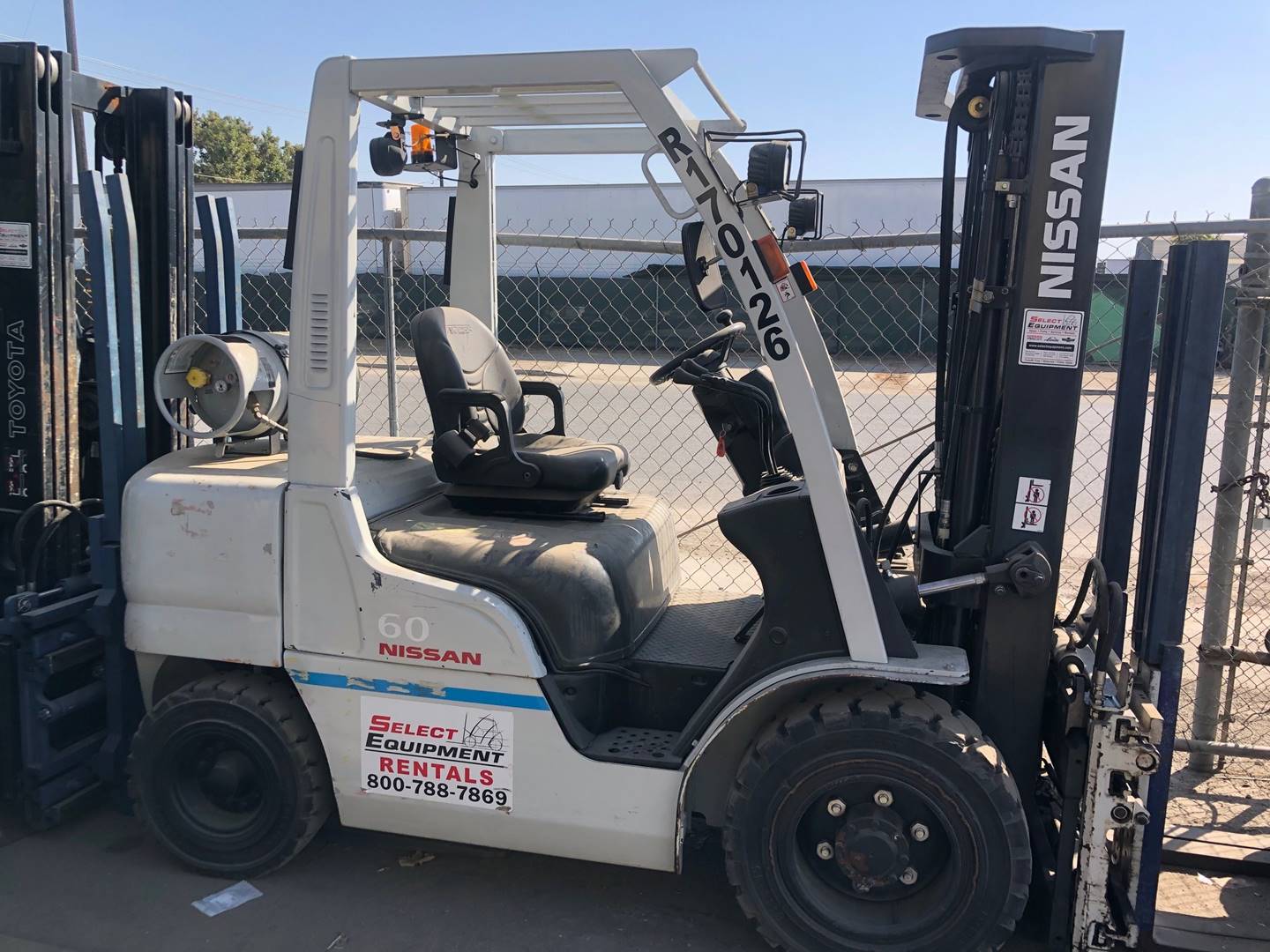 2014 LP Gas Unicarriers PF60 Pneumatic Tire 4 Wheel Sit Down