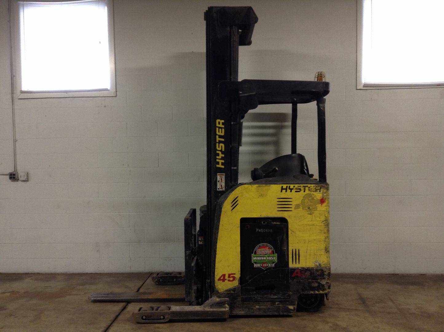 2014 Electric Hyster N45ZR218.5 Electric Narrow Aisle Single Reach