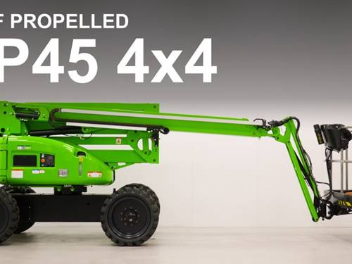 For Rent 45' lift -  Bi-Energy -  Articulated Boom