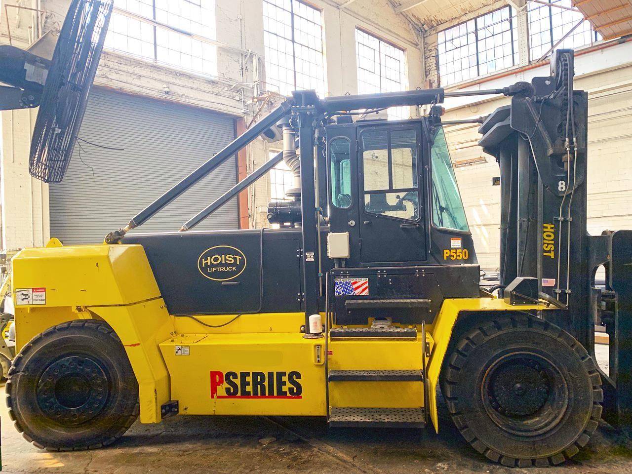 2018 Diesel Hoist Liftruck P550 Pneumatic Tire 4 Wheel Sit Down