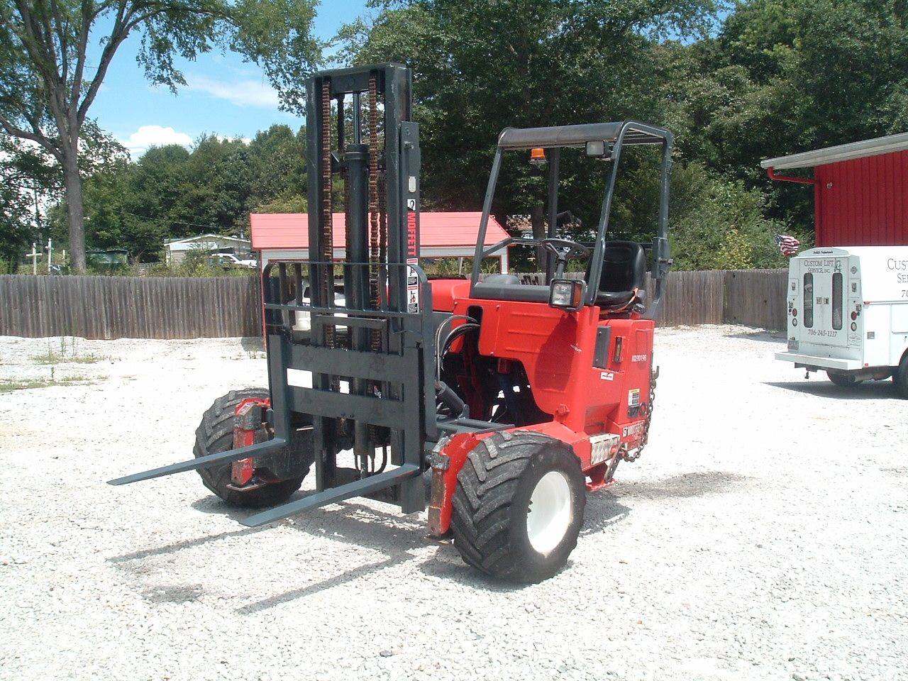 2011 Diesel Moffett M55 Truck Mounted Forklift (Sod Loaders)