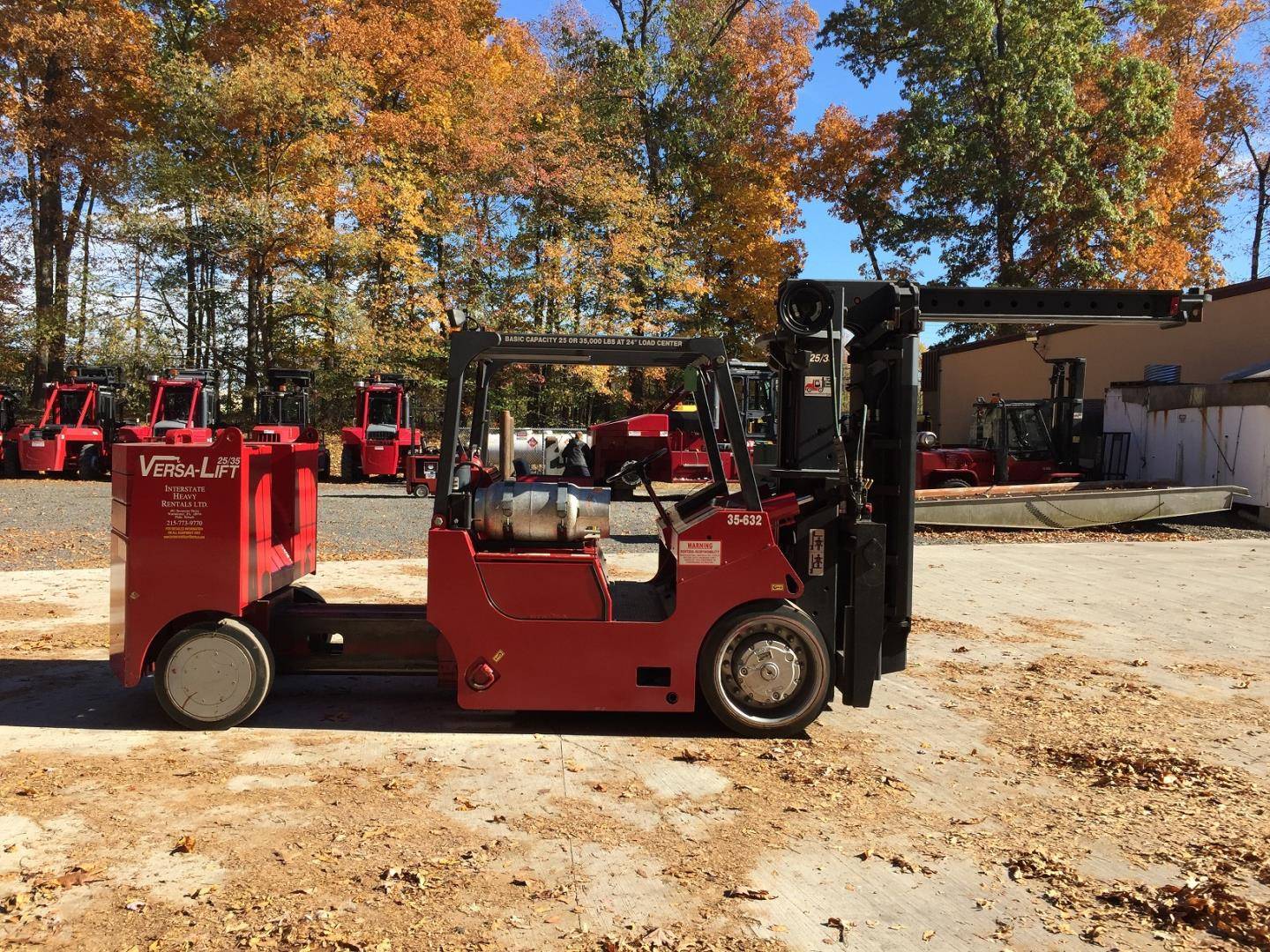 Dual Fuel VersaLift 25/35 Cushion Tire 4 Wheel Sit Down (Indoor Warehouse)