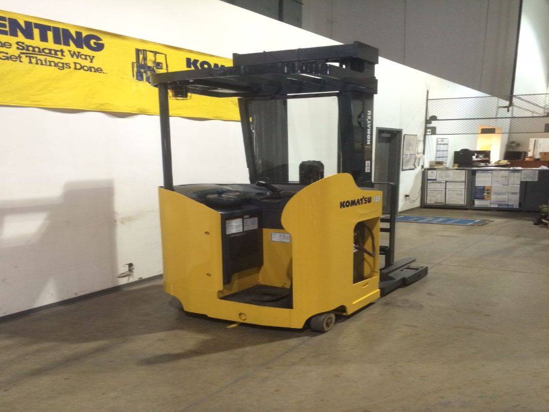 2014 Electric Komatsu FR18K3 Electric Narrow Aisle Single Reach