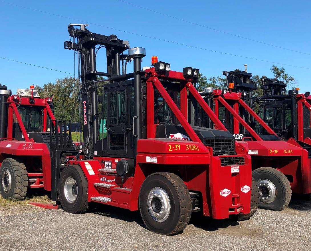 2014 Diesel Taylor TX300SChassis Rotator Pneumatic Tire 4 Wheel Sit Down
