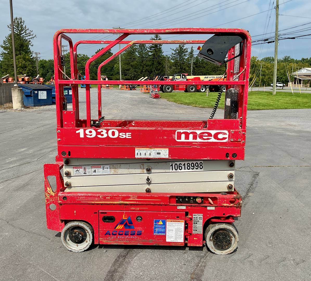 Overhead Cable Racking 2 Used MEC 1930se Equipment for Sale
