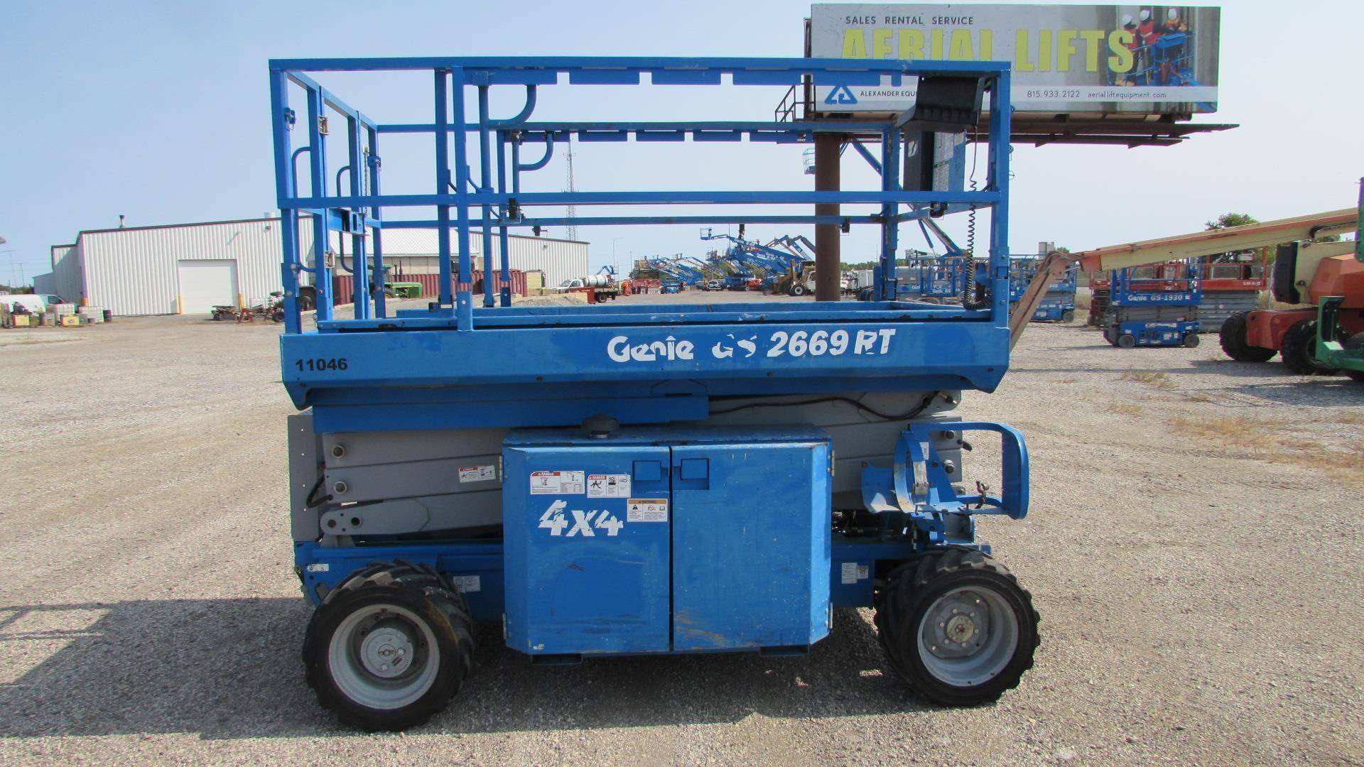 2012 Dual Fuel Genie GS2669RT Rough Terrain