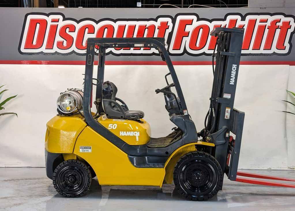 A wide selection of Hamech Forklifts with 29 in stock and available for