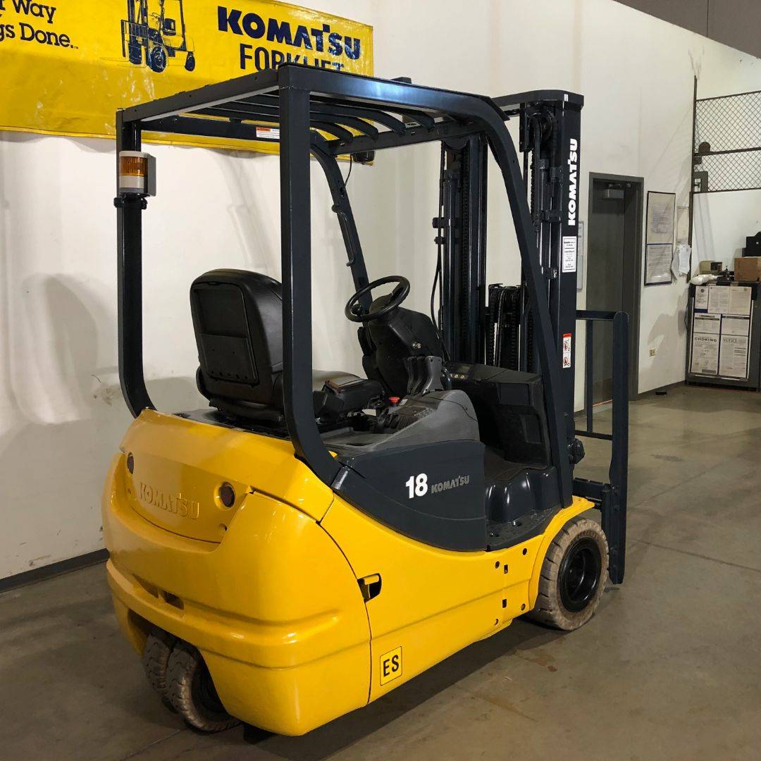 2013 Electric Komatsu FB18MU12 Electric 3 Wheel Sit Down