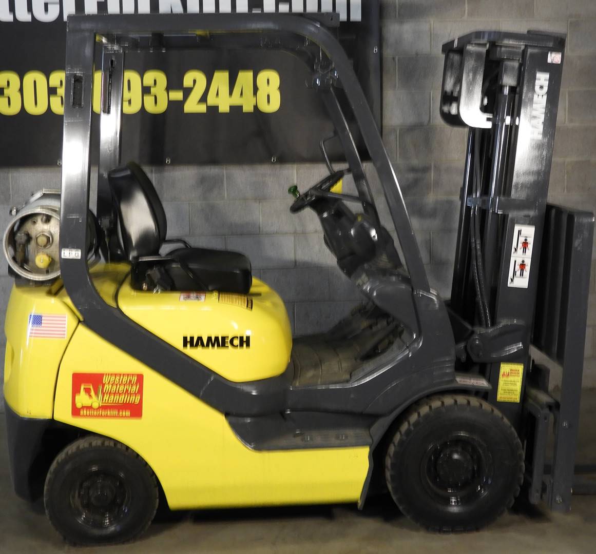 A wide selection of Hamech Forklifts with 39 in stock and available for