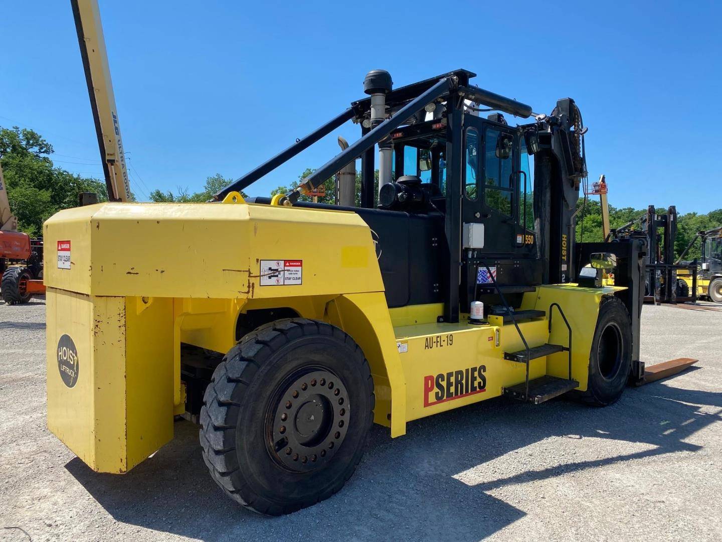 2017 Hoist Liftruck P550 Pneumatic Tire 4 Wheel Sit Down