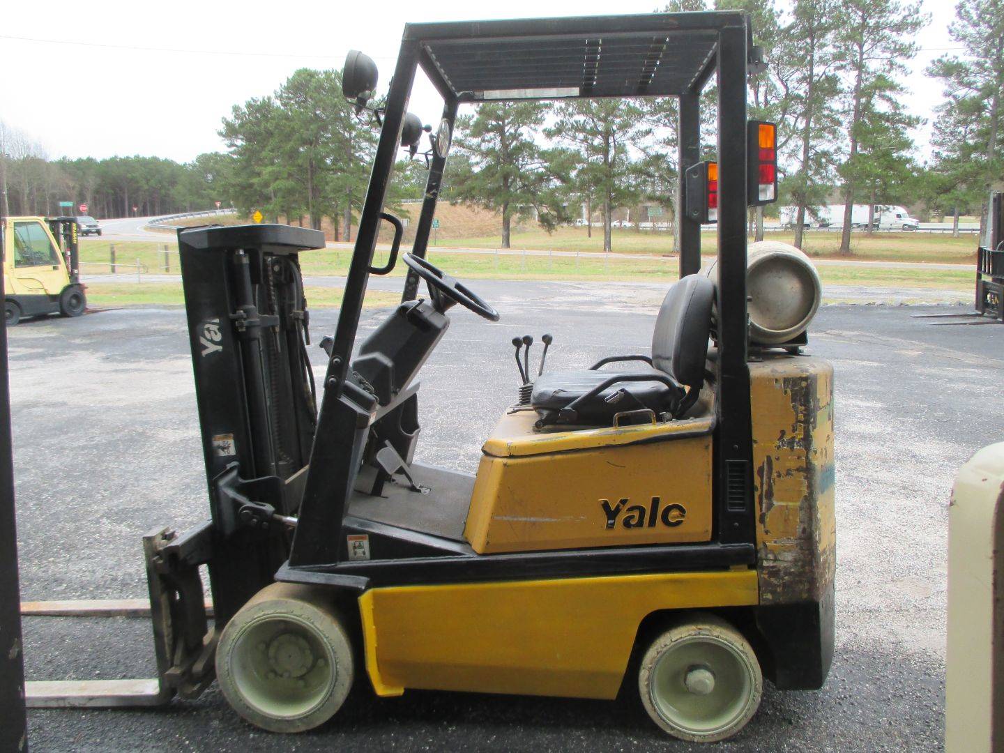 1997 LP Gas Yale GLC040AF Cushion Tire 4 Wheel Sit Down