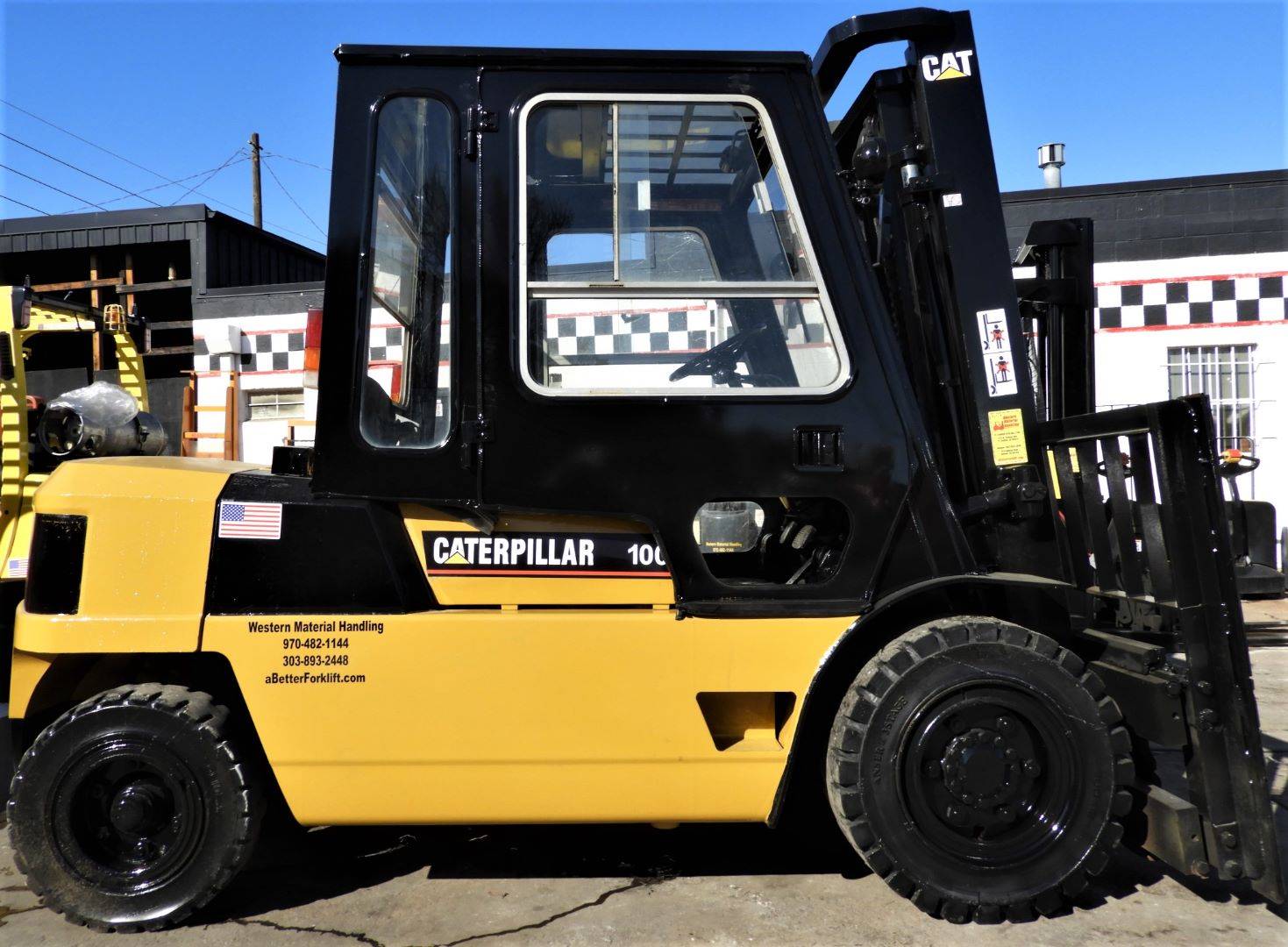 1993 Diesel Cat DP45 Pneumatic Tire 4 Wheel Sit Down