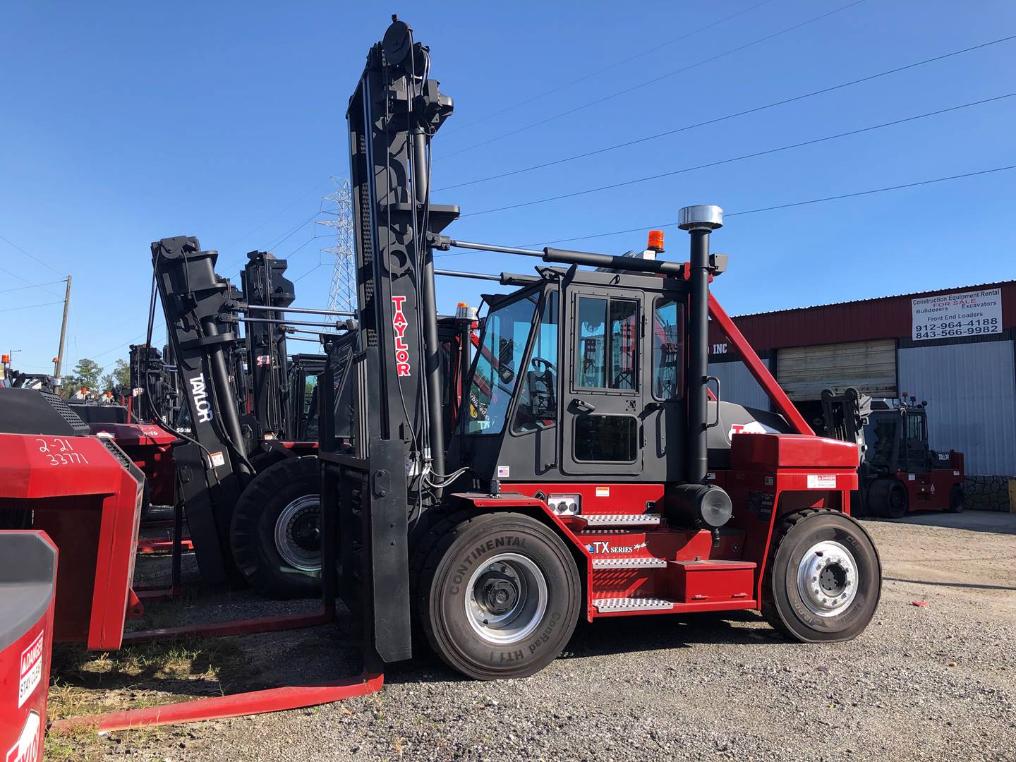 2014 Diesel Taylor TX300SChassis Rotator Pneumatic Tire 4 Wheel Sit Down