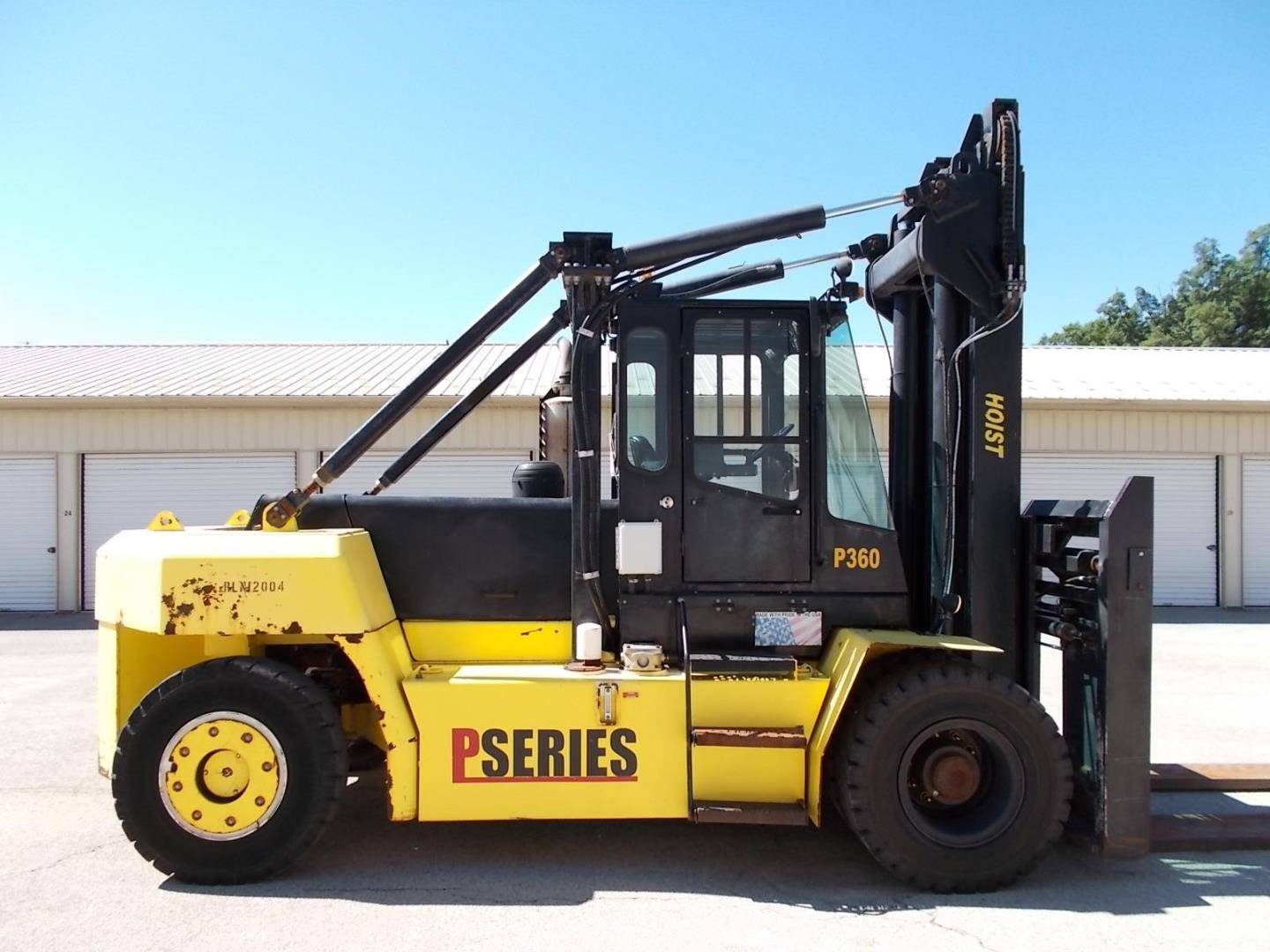 2012 Diesel Hoist Liftruck P360 Pneumatic Tire 4 Wheel Sit Down