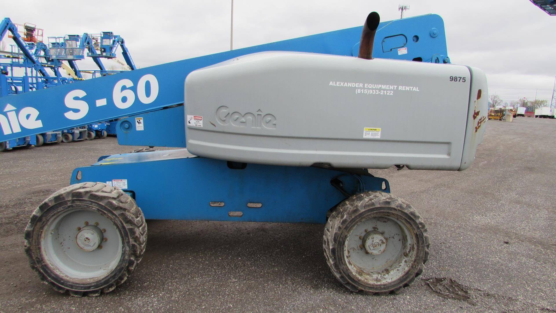 2007 Dual Fuel Genie S60 Telescopic Boom